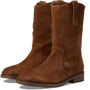 Free People Easton Equestrian Ankle Boot in Saddle Suede EU40.5/US9.5